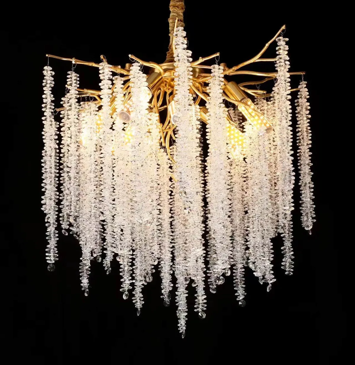 SKU 5011 octagonal bead crystal chandelier